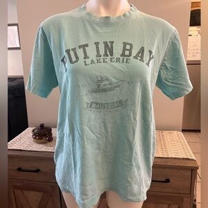 U.S. Vintage Putin Bay Lake Erie nautica tshirt
